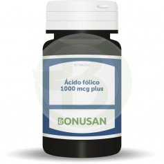 Acide folique Plus 1000Mcg. 90 comprimés Bonusan