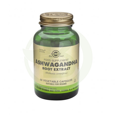 ASHWAGANDHA 60 CAPSULAS VEGETALES SOLGAR