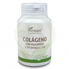 Collagène, magnésium, vitamine D et C 120 comprimés Plant Pol