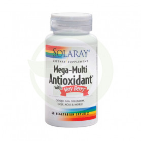 Mega Antiox Whit Very Berry 60 Cápsulas Solaray