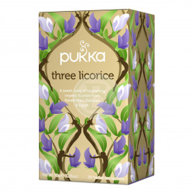 Infusión Tres Regaliz 20 Filtros Pukka