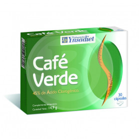 Café Verde sin Cafeína 30 Cápsulas Ynsadiet