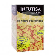 Thé Noir Déthéiné 25 Sachets Infutisa