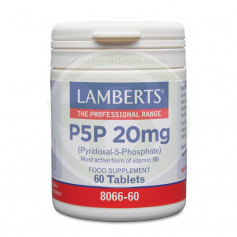 P5p 20Mg. (Pyridoxal-5-Phosphate. Vit B6 Forme Active) 60 Comprimés Lamberts