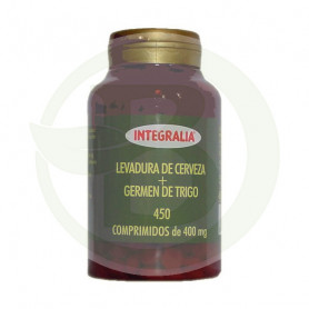 Levadura de Cerveza + Germen de Trigo 450 Comprimidos Integralia