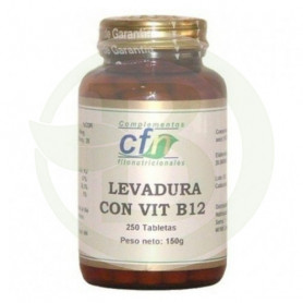 Levadura con Vitamina B12 250 Comprimidos Cfn