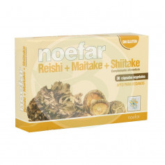 Reishi-Maitake-Shitake 30 Gélules Noefar