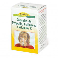 Propolis, échinacée et vitamine C 75 capsules Granovita