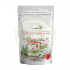 Mélange de 5 graines et de Goji 200Gr. Santé vivante