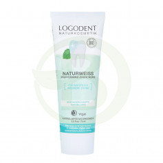 Dentifrice Crème Blanchissante Ac. Hyal. & Menthe Bio 75Ml. Logona