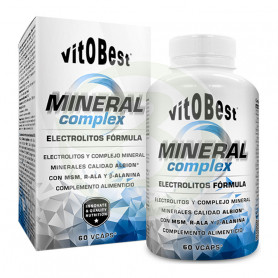 Complexe Minéral Electrolytes Formule 60 Gélules Vit.O.Best