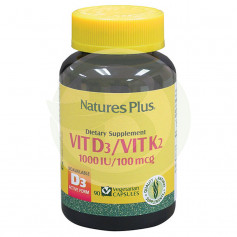 Vitamine D3/K2 90 Gélules Natures Plus