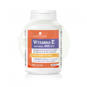 Vitamine E Naturelle 400Ui 120 Gélules Natysal