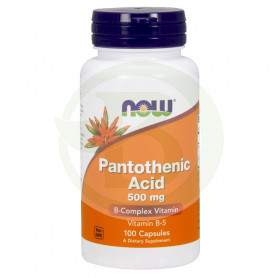 Acide pantothénique 500 mg. 100 gélules maintenant