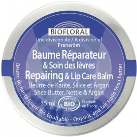 Baume réparateur pour les lèvres au beurre de karité 35Ml. Biofloral