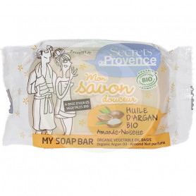 Savon Huile d'Argan et Noix d'Amande 100Gr. Secrets de Provence