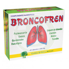 Broncofren 60 Gélules Vert Doré
