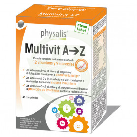 Multivit AZ 45 Comprimés Physalis