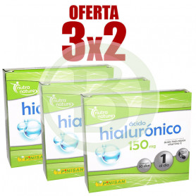 Pack 3x2 Acide Hyaluronique 30 Gélules Pinisan