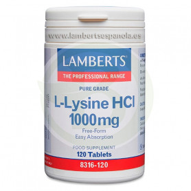 L-Lysine 120 Comprimés Lamberts