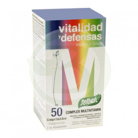 Complexe de Vitamines Miltivitamine 50 Comprimés Santiveri