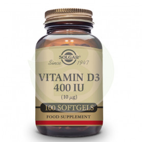 Vitamine D 400UI 100 Gélules Solgar