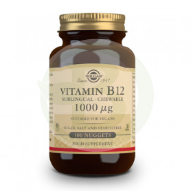Vitamine B12 1000Mcg. 100 comprimés de Solgar