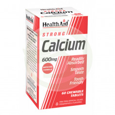 Calcium 600mg. (Comprimés Masticables) Health Aid