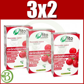 Pack 3x2 Canneberge 30 Capsules Pinisan