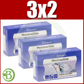 Pack 3x2 Melanoctina 60 Comprimidos Plameca
