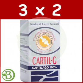 Pack 3x2 Cartil G Golden Green 40 Cápsulas