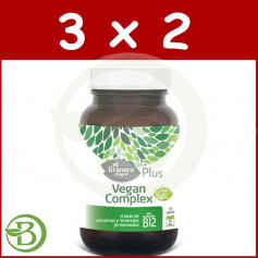 Pack 3x2 Complexe Végétalien 457Mg. 60 Gélules El Granero
