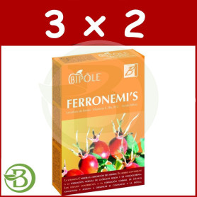 Pack 3x2 Bipole Ferronemis 20 Ampollas Intersa