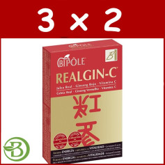 Pack 3x2 Realgin-C 20 Ampoules Intersa