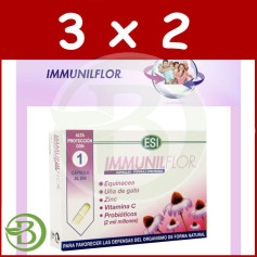 Pack 3x2 Immunilflor 30 Gélules Esi - Trepat Diet