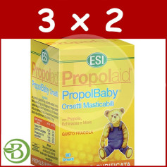 Pack 3x2 Propolaid Propolbaby 80 Osos Masticables ESI - Trepat Diet