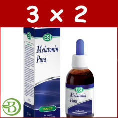Pack 3x2 Gouttes de Mélatonine 50Ml. Sans Erbe Notte 1.9Mg. ESI - Régime Trepat