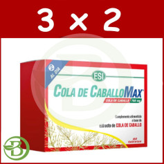 Pack 3x2 Cola de CaballoMax Advanced Formulation 60 Comprimés ESI - Trepat Diet
