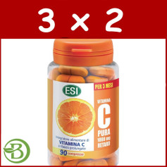 Pack 3x2 Vitamine C Pure Retard 90 Comprimés ESI