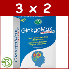 Pack 3x2 Ginkgomax Mémoire 30 Comprimés Esi