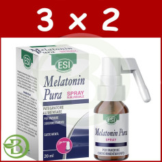 Pack 3x2 Mélatonine Pure Spray 20Ml. esi