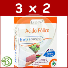 Pack 3x2 Acide Folique 30 Gélules Drasanvi