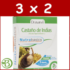 Pack 3x2 Marron d'Inde 30 Gélules Drasanvi