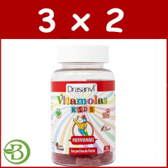 Pack 3x2 Vitamolas Multivitamines Enfants 60 Gummies Drasanvi