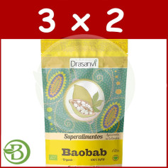 Pack 3x2 Baobab Bio 125Gr. Drassanvi