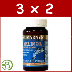 Pack 3x2 Mar In Oil (Huile de Saumon) 150 Perles Marnys