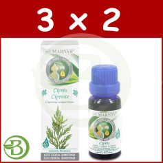 Pack 3x2 Huile Essentielle Alimentaire de Cyprès 15Ml. marnys