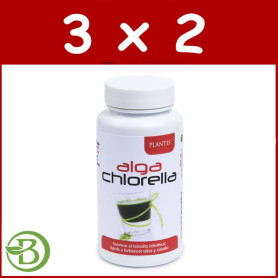 Pack 3x2 Alga Chlorella 90 Cápsulas Plantis