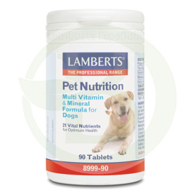 Pet Nutrition (Multivit. et Minéraux pour Chiens) 90 Comprimés Lamberts