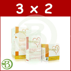 Pack 3x2 Oméga 3 60 Perles Tegor